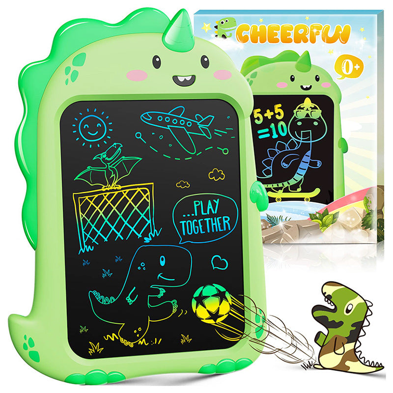 LCD Writing Tablet Toddler Toys, 8.5 Inch Doodle Board Drawing Pad Gifts for Kids, Dinosaur Boy Toy Drawing Board Christmas Birthday Gift, Drawing Tablet for Boys Girls 2 3 4 5 6 Years Old-Green