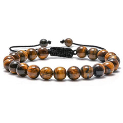 Lava Rock Bracelet - Stress Relief Yoga Beads Adjustable Bracelet Anxiety Bracelet for Men Women