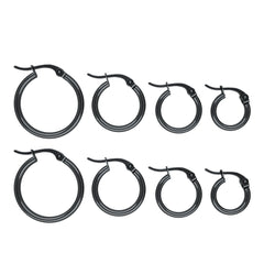 4 Pairs Stainless Steel Earrings Set Cute Women's Earrings