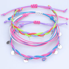 Bracelets  Rope Anklets Braided Boho Cute Friendship Foot Jewelry for Women Teen Girls