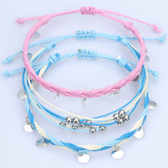 Bracelets  Rope Anklets Braided Boho Cute Friendship Foot Jewelry for Women Teen Girls