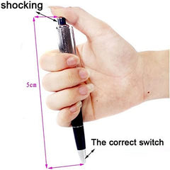 2pcs Shocking Pen Fun Toys Joke to Friend Electric Shock Pencil Trick Prank Gag Gadget for Fool's Day