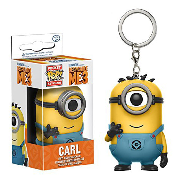 Minion key chain pendant