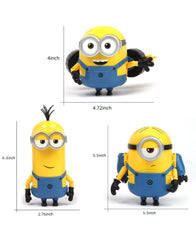 Official puzzle minions toys deformed car aircraft children's doll minions