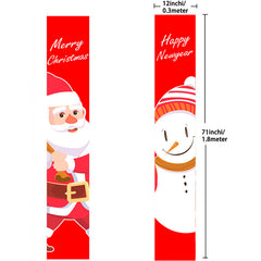 Christmas Decorations Outdoor Yard Front Porch Sign Set Hanging Merry Christmas Decorations for Home