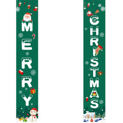 Christmas Decorations Outdoor Yard Front Porch Sign Set Hanging Merry Christmas Decorations for Home