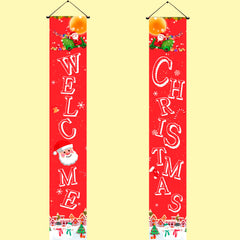 Christmas Decorations Outdoor Yard Front Porch Sign Set Hanging Merry Christmas Decorations for Home