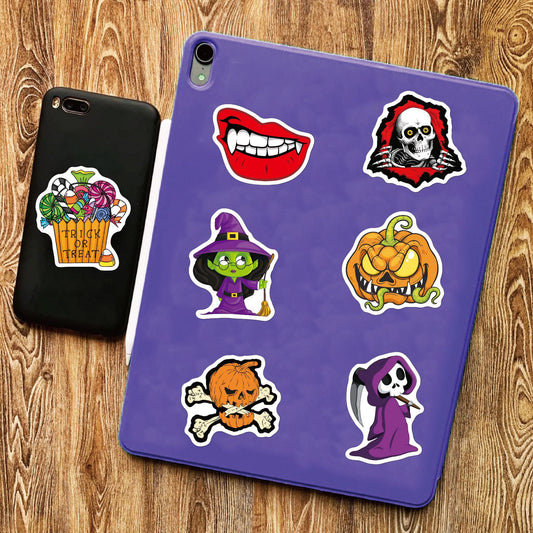 100 Pcs Halloween Stickers,Cute Halloween Day Stickers Halloween Decorations,Stickers for Kids