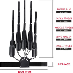 Halloween Articulated Fingers, 3D Printed Articulated Finger Extensions Fits All Finger Sizes, As Flexible as Your Own Fingers, Easy to Put on and Unload, The Best Halloween Accessories