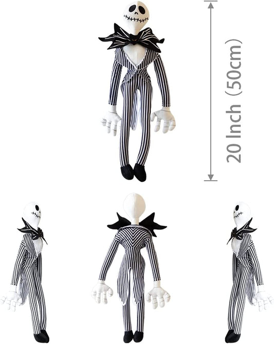 Jack Skellington Plush Doll The Nightmare Before Christmas Pumpkin King Plush Stuffed Toys Dolls (Tall)