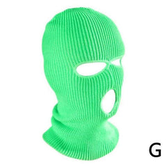 Knit Sew Acrylic Outdoor Full Face Cover  Thermal Ski Masks One Size Fits Most