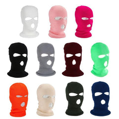 Knit Sew Acrylic Outdoor Full Face Cover  Thermal Ski Masks One Size Fits Most