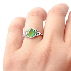 Fashion Creative Gemstone Ring Simple Temperament Palace Hand Ring