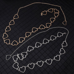 Metal Waist Chain Women Girls Adjustable Body Chain Belts Fashion Belly Jewelry for Jeans Dresses