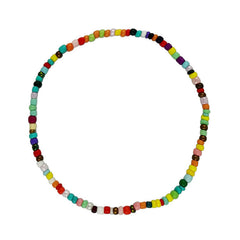 Handmade Beaded Colorful Beads Anklets