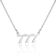 Number Necklace For Women Gold Plated Dainty Pendants Choker