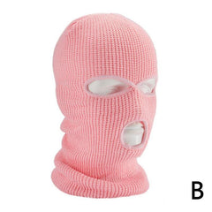 Knit Sew Acrylic Outdoor Full Face Cover  Thermal Ski Masks One Size Fits Most