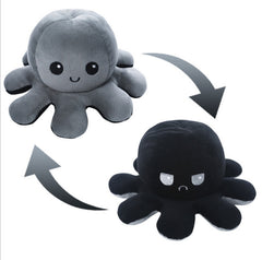 The Original Reversible Octopus Plushie | Patented Design | Light Pink and Light Blue | Show your mood without saying a word!