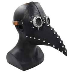 Plague Doctor Bird Masks Long Nose Beak Cosplay Steampunk Halloween Costume Props Latex Material