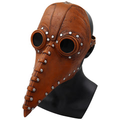 Plague Doctor Bird Masks Long Nose Beak Cosplay Steampunk Halloween Costume Props Latex Material