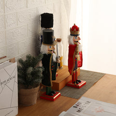 Fall Decorations Wooden Soldier Nutcracker gift  Ornament for Table Desktop Fireplace Fall Home Christmas Decor