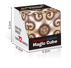 Shape Shifting Box - Award-Winning, Patented Fidget Cube w/ 36 Rare Earth Magnets - Extraordinary 3D Magic Cube –  Cube Magnet Fidget Toy Transforms Into Over 70 Shapes