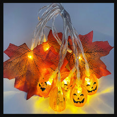 Halloween Lights 20-40 LED Pumpkin String Lights Halloween Decor  Festival Party Holiday Halloween Decorations