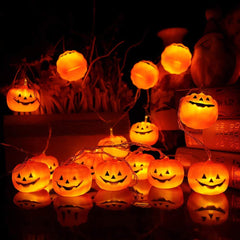 Halloween Lights 20-40 LED Pumpkin String Lights Halloween Decor  Festival Party Holiday Halloween Decorations