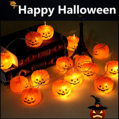 Halloween Lights 20-40 LED Pumpkin String Lights Halloween Decor  Festival Party Holiday Halloween Decorations