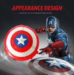 Marvel Captain America Shield Gun Gel Blaster Splatter Ball Launcher Halloween Cosplay Toys for Kids Birthday Christmas Gift