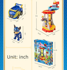 Paw Patrol Building blocks, Powerful dogs, watchtowers, pull-back vehicles