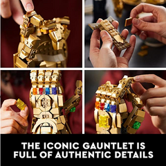 592PCS Infinity Glove Superhero Gauntlet Infinity Gemstone Endgame Gauntlet Glove DIY Toys Kid Xmas Gifts