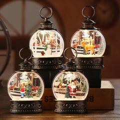 New Christmas gifts Wind Lantern Santa gift Christmas tree party accompaniment Hanging decoration