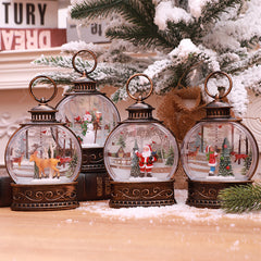 New Christmas gifts Wind Lantern Santa gift Christmas tree party accompaniment Hanging decoration