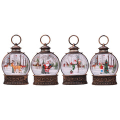 New Christmas gifts Wind Lantern Santa gift Christmas tree party accompaniment Hanging decoration