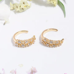 4 pcs Cuff Earrings for Women - No Piercing Cartilage Ear Cuff  Ear Clip Wrap Around Earring for Girls