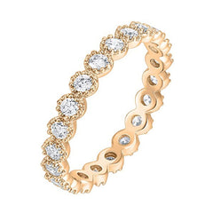 Cubic Zirconia Band Eternity Bands  Rings for Women Hand Ring