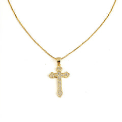 Cross Necklace Faith Pendant Dainty Chain Minimalist Simple Necklace