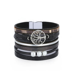 Inspirational Tree of Life Leather Bracelets