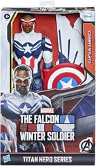 Avengers Marvel Studios  Series Captain America Action Figure, 12-Inch Toy, Includes Wings, for Kids Ages 4 and Up