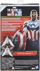 Avengers Marvel Studios  Series Captain America Action Figure, 12-Inch Toy, Includes Wings, for Kids Ages 4 and Up