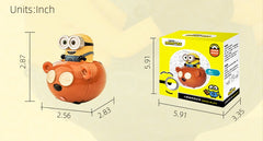 Minion Bob  inertia car Skateboard Boomerang boy toy car