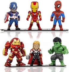 Action Figure with 6 Character, Action Figures Toys for Kids Ages 3 and Up & Collector & Fans, Cake Decorations(6 pcs)