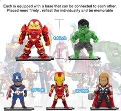 Action Figure with 6 Character, Action Figures Toys for Kids Ages 3 and Up & Collector & Fans, Cake Decorations(6 pcs)