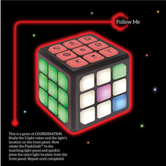 Winning Fingers Flashing Cube Electronic Memory  Brain Game 4-in-1 Handheld Gift for Kids  Toy for Kids Boys and Girls Fun Gift Toy for Kids Ages 6-12 Years Old