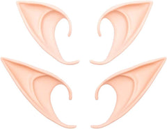 Cosplay Fairy Pixie Elf Ears - Soft Pointed Tips Anime Party Dress Up Costume Masquerade Accessories for Halloween Christmas Party ,2 Pair