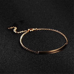 Simple Delicate Thin Cuff Bangle Hook Bracelet Handmade Minimalist Jewelry