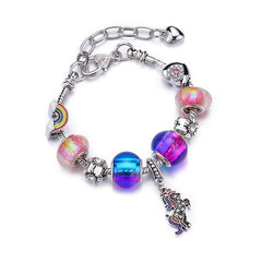 Unicorn Sparkly Charm Bracelet