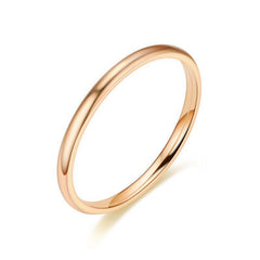 Titanium steel carbide Stackable Ring Plain Wedding Band Hand Ring