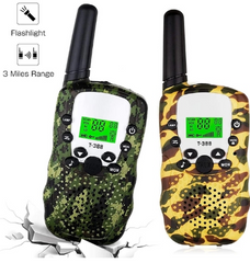 2022 New Kids Walkie Talkie Handheld Transceiver Highlight Phone Radio Interphone 3KM Mini Toys Talkie Walkie Gifts